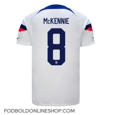 Forenede Stater Weston McKennie #8 Hjemmebanetrøje VM 2022 Kortærmet